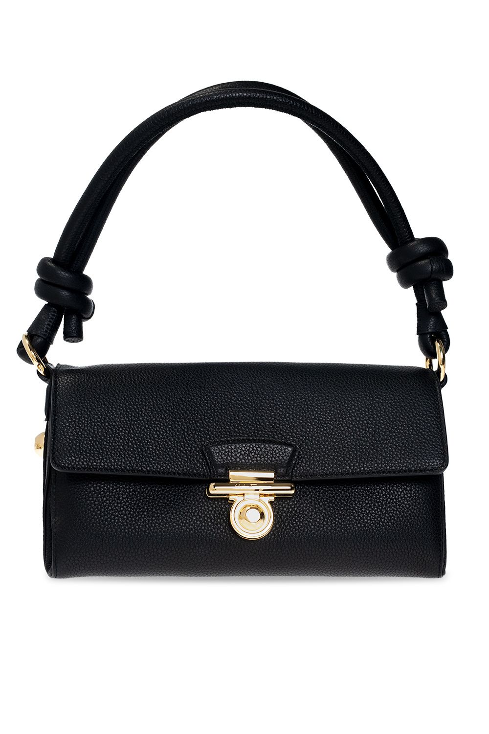 ハンドバッグ FERRAGAMO Woman Handbag Black SCARFTHS NERO Ferragamo Glam' shoulder bag Salvatore Ferragamo